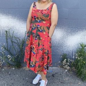 NWT- NOOWORKS PRIDE TIGER VACATION DRESS